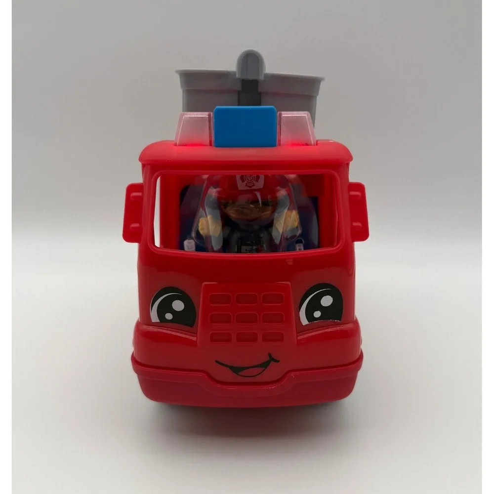 Fisher Price Little People Helping Others Lift n Lower Fire Truck with 2 Figures